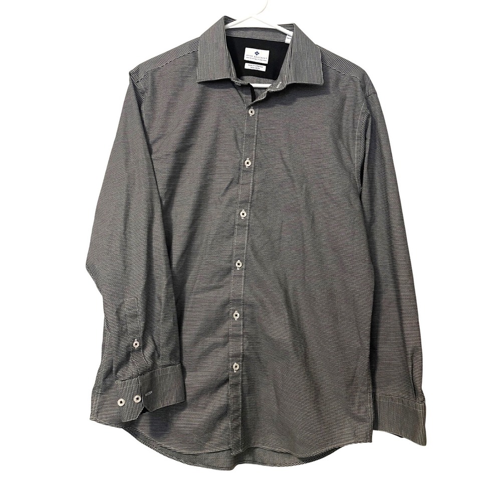Ryan Seacrest Slim Fit Stretch Button Down Size 16 32/33